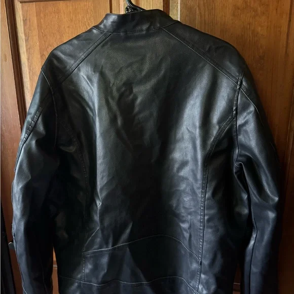 Guess Men's Black Moto Biker style Jacket…M - Picture 2 of 15